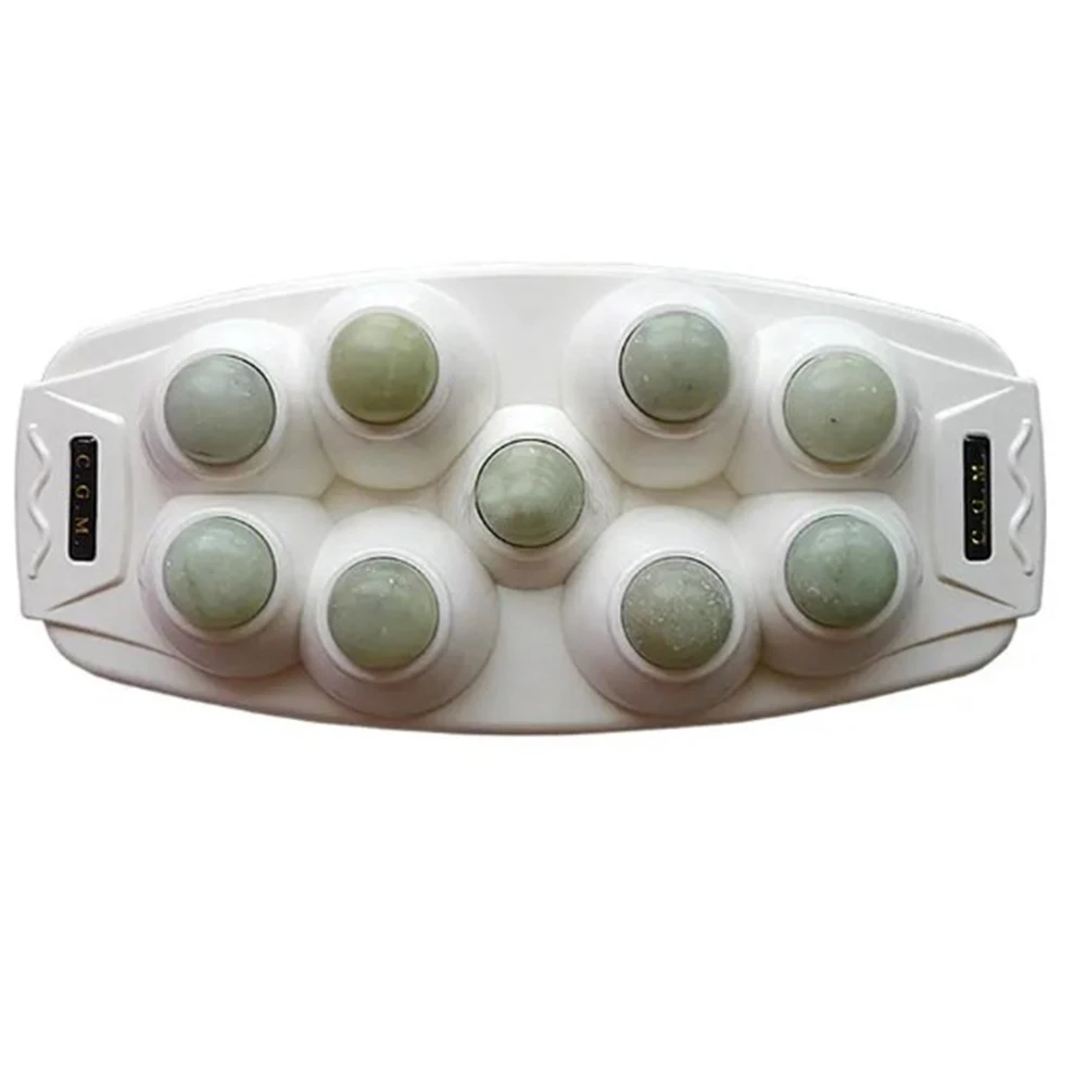 MTZION Handheld Foldable Physical Therapy Jade Heating Massager Therapeutic Device for Body Health Care and Muscle Stimulator