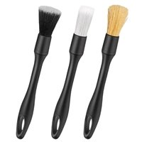3pcs Cleaning Brush Car Air Conditioning Vent Clean Crevice Sweep Dust Duster Car Interior with Brush Car Wash Tool Set