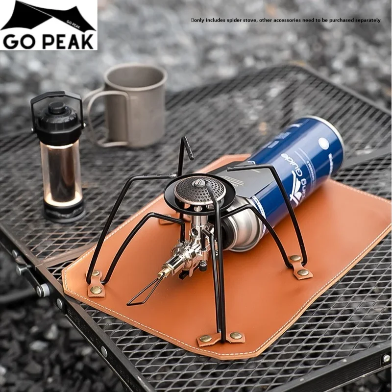 GOPEAK เตาแมงมุม แมงมุมดํา เตาพับการ์ด แคมป์ปิ้ง บนโต๊ะอาหาร เครื่องครัวแคมป์ปิ้ง เตาบาร์บีคิว เตาแก๊ส