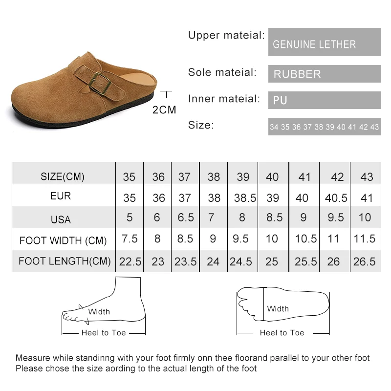 AIYUQI Slippers Women Real Leather 2024 New Large Size 41 42 43 Women Summer Shoes Retro Outerwear Flat Lazy Half Slippers Women