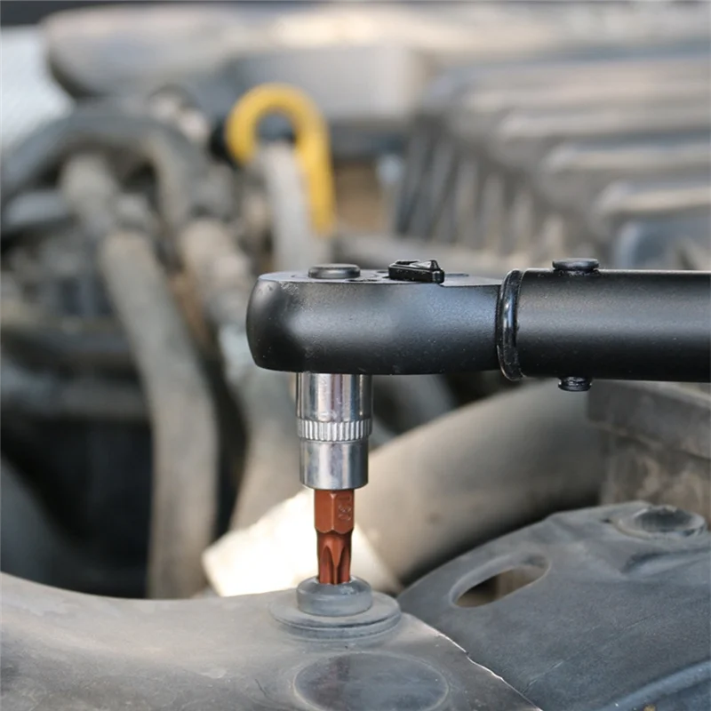 PORK-ABLG 1/4In مفتاح عزم الدوران 2-24N. مفتاح عزم الدوران 1/4In Pro مفتاح العزم أداة إصلاح السيارات الاحترافية للدراجات