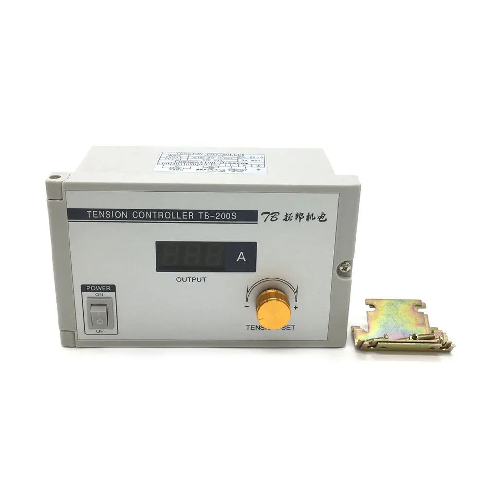 12Nm Hollow Shaft Magnetic Powder Brake 1.2kg DC24V Unwinding & Manual Tension Controller Kit for Printing Packaging Machine