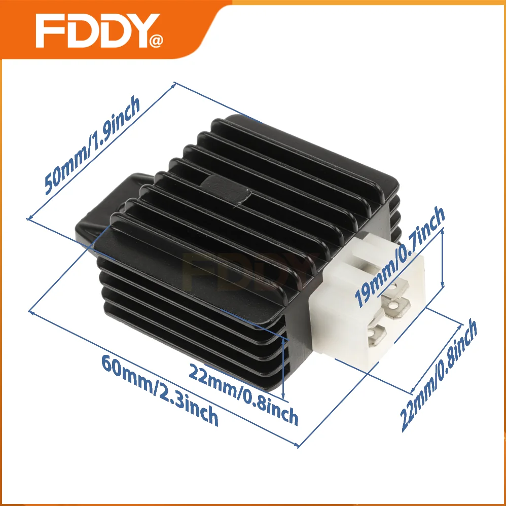 FDDY Dirt Pit Monkey Bike 12V 4 Pins Voltage Regulator Full-Wave Rectifier 50cc 90cc 110cc 125cc ATV Quad Universal