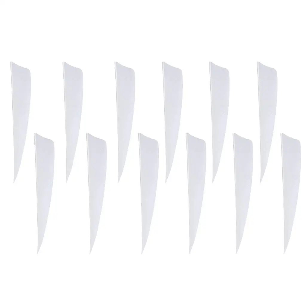 Archery Fletching Vanes Natural Feather Arrow Fins Lightweight for Arrows Target Shooting and Hunting