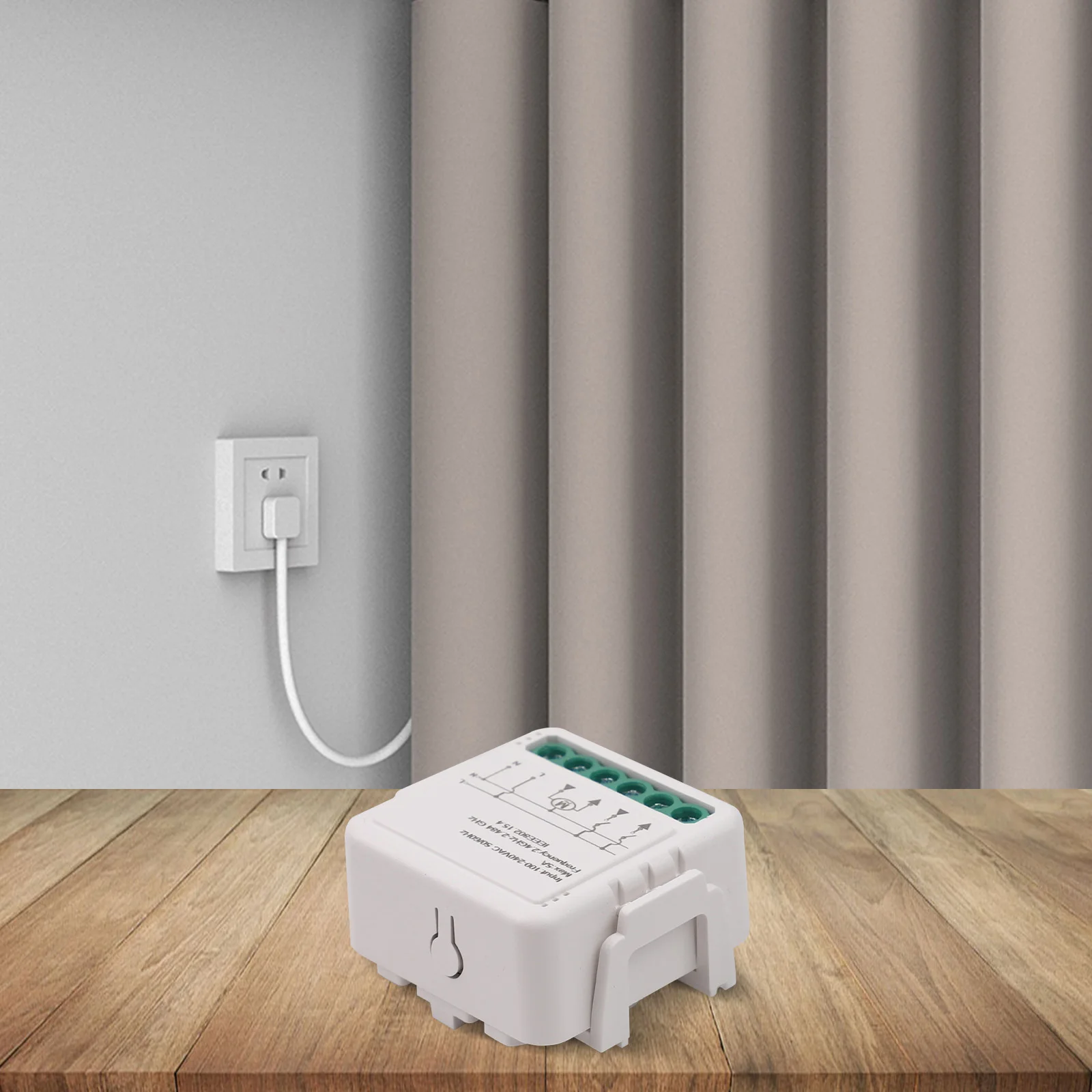 

Forfor Tuya/For For Smart Life Compatible For For Smart Curtain Switch App Remote Control Voice Control Timer Schedule