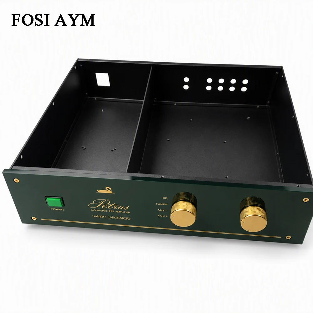 FOSI AYM 430x110x300mm iron Amplifier Chassis Shindo Petrus HiFi Audiophile Tube Preamplifier Enclosure Limited Edition