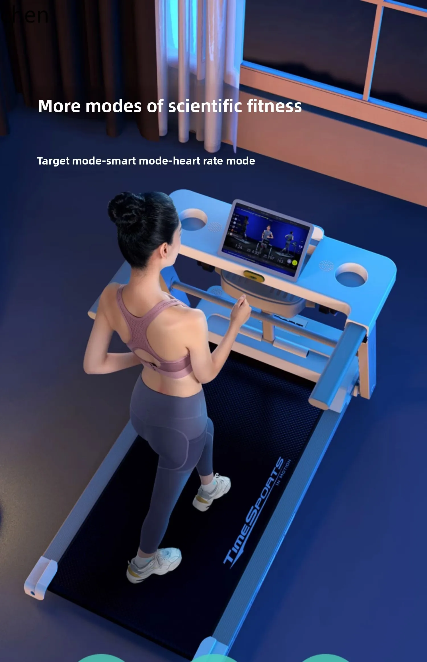 Cinta de correr LXC para el hogar, pequeña familia interior, cinta de correr eléctrica plegable para caminar