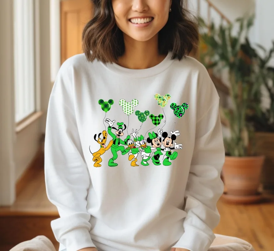 

Толстовка на День Святого Патрика Диснея Толстовка с Микки Друзья День Святого Патрика Диснейленд Толстовка с капюшоном Микки Патрика