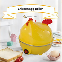 Home Multifunctional 350W Egg Boiler, Small Steamed Egg Custard Machine, Fast Breakfast Making Tool, Hot Soup And Dish Maker
