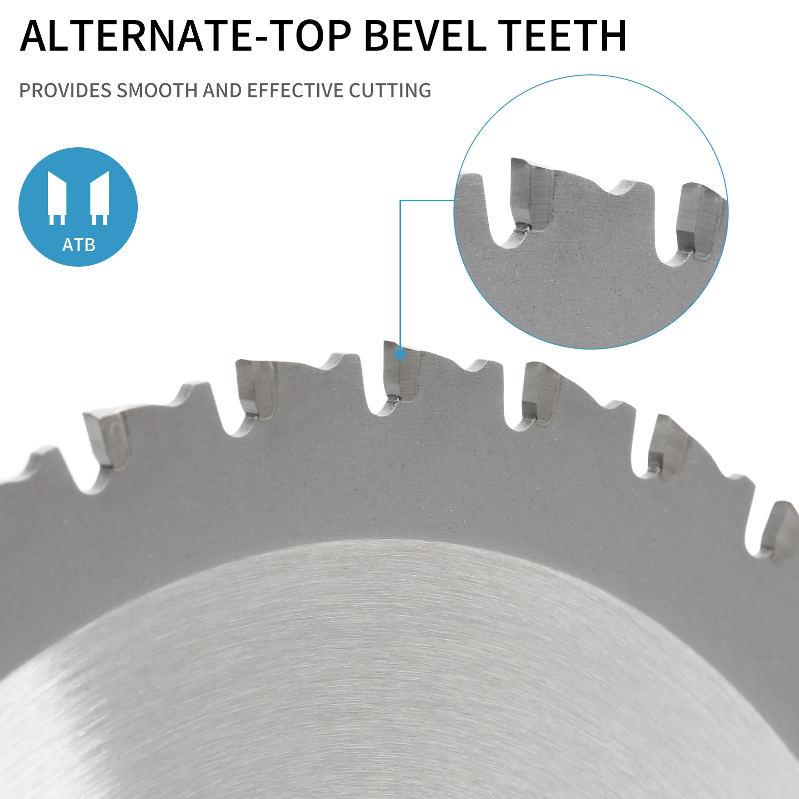 Imagem -03 - Loonpon-disco Cortador de Metal Lâmina de Serra Circular 24 ou 30 Dentes 110 125 mm para Ferro e Aço