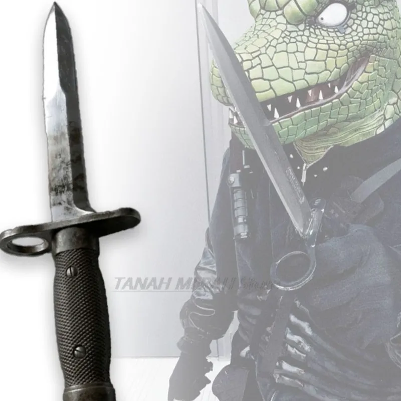 Disfraces sexys para adultos, modelo 3D de plástico de arma de cosplay de Caiman Dokuga de Dorohedoro, accesorio de comedia para cosplay