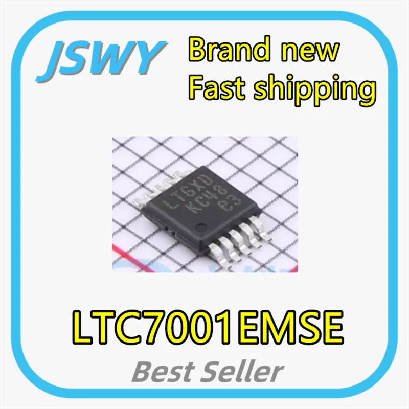 (3/30 pieces) LTC7001EMSE LTC7001 Silkscreen LTGXD MSOP8 Electronic Chip Gate Driver Chip Brand New Electronics Original