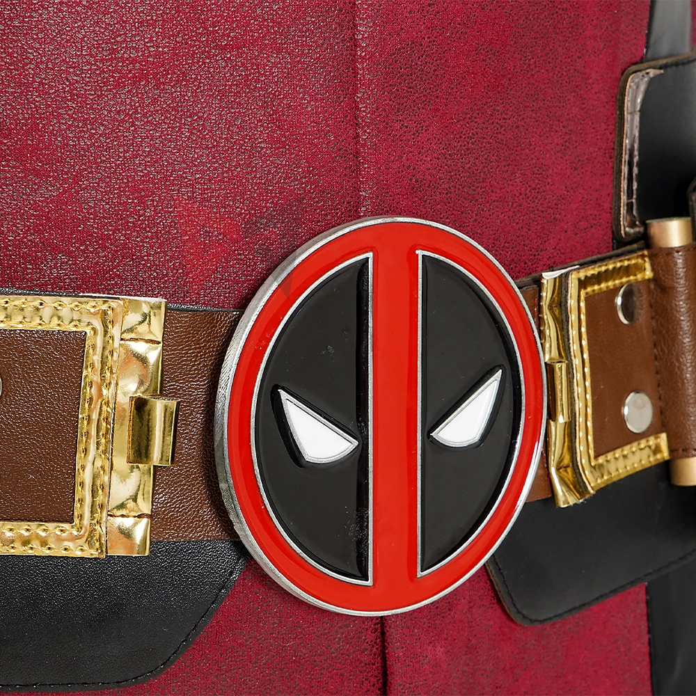 New Deadpooling 3 Wade Winston Wilson Jumpsuit  Belt Accessories Mask Cosplay Costume To Choose Movie Anti-hero Suit Halloween