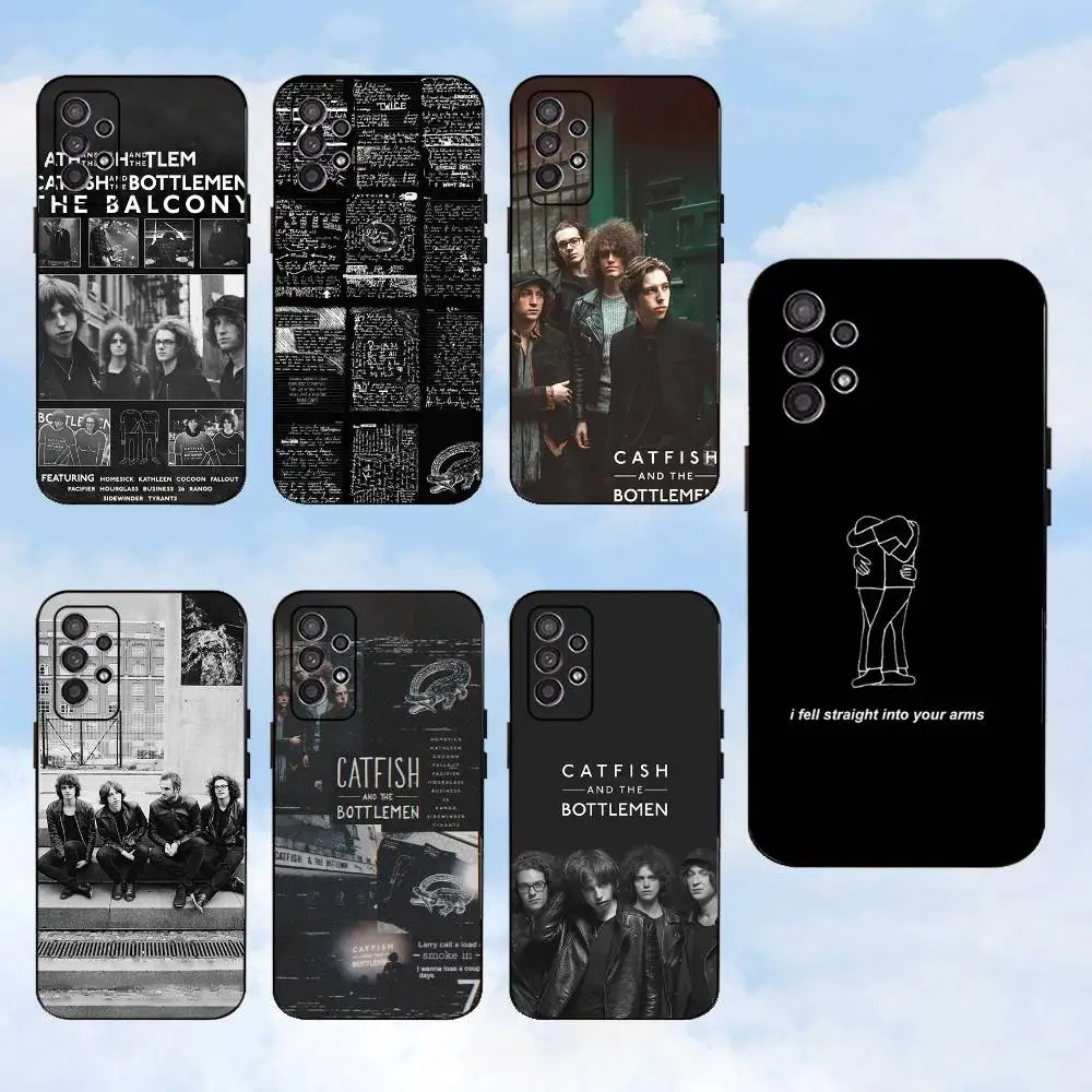 

Band C-Catfish B-Bottlemen Phone Case For Samsung S25,S24,S23,S22,S21,S20,S10,Ultra,Plus,Lite,FE,Soft Silicone Black Cover