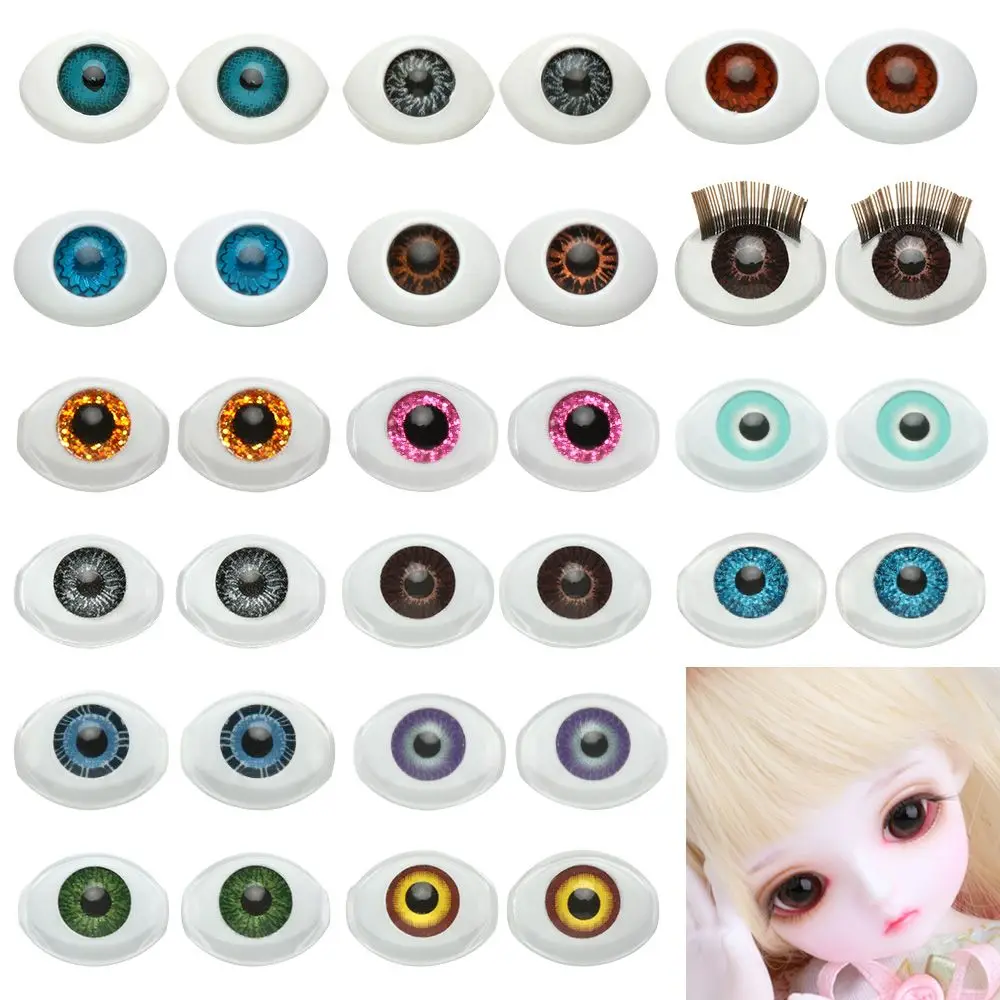 1Pair Girl Gift 10mm For BJD Dolls Puppet Making Doll Safety Eyes Dinosaur Eye Accessories DIY Craft