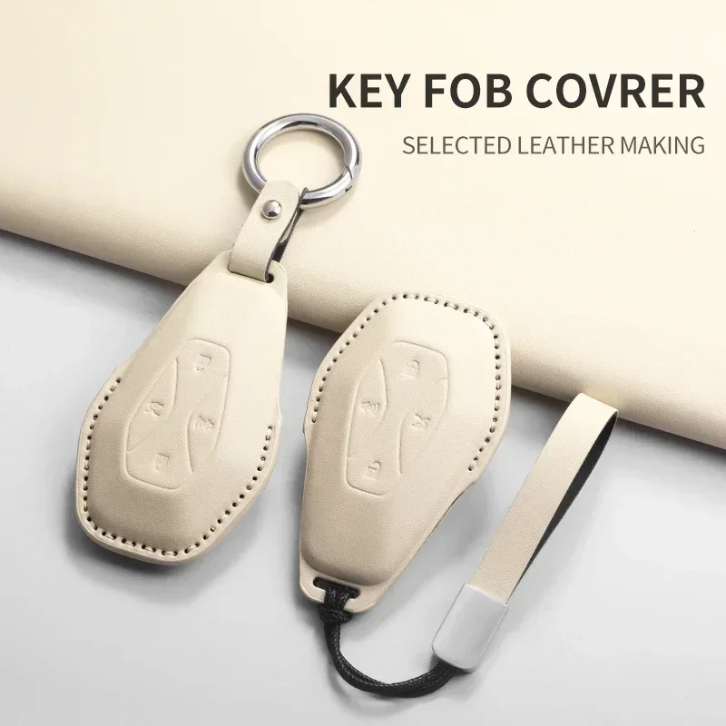 Car Key Case Cover Shell Fob for Great Wall ARCFOX Alpha ΑT ΑT5 ARCFOX Alpha ΑS ΑS5 GT Koala S Car Remote Protection Keychain view 4