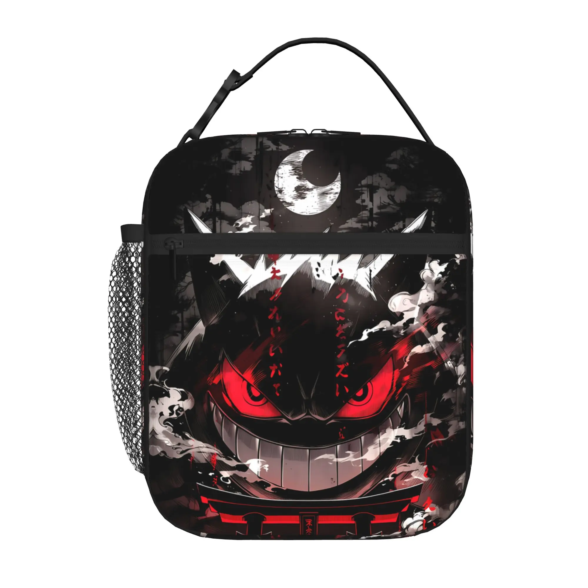 Pokemon Insulated Lunch Bag Meal Pack Rice Bag Gengar Ghost bolsa Student Bento Lunch Handbag Insulation