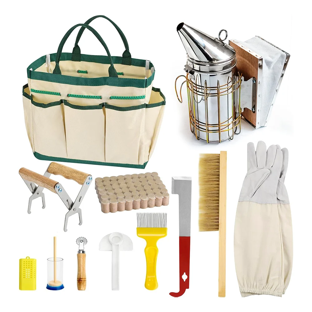 Beekeeping Smoker Kit Beekeeping smoker with tools Hive uncapping tools Beekeeping tool set for harvest