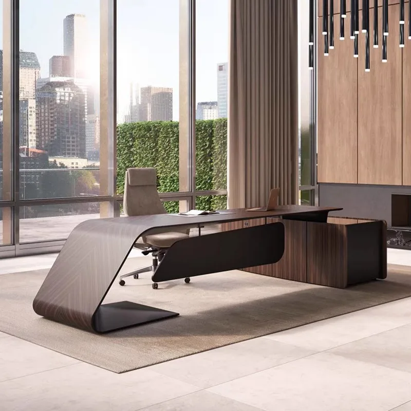 

Office desk for boss simple modern high-end fashion executive desk manager office elegant boss Office table