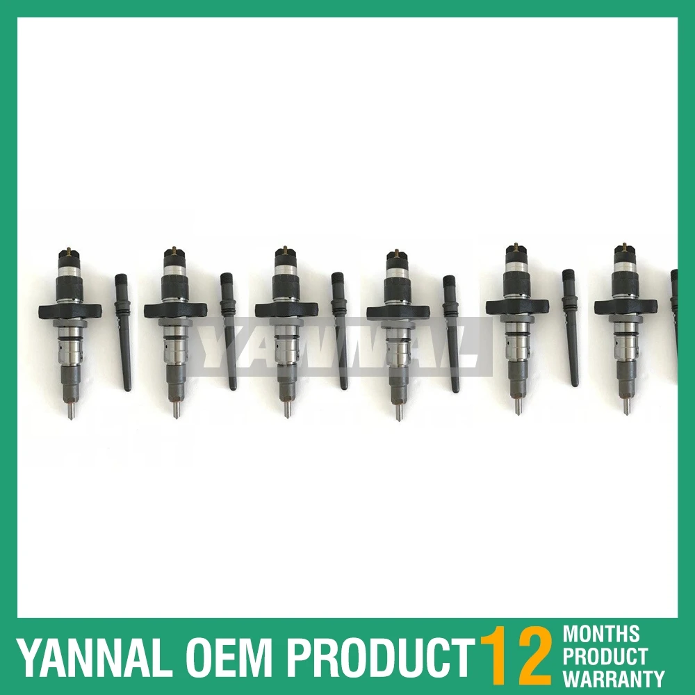 Aftermarket Part 6* Common Rail Fuel Injector 04.5-07 For Dodge Cummins 5.9L Diesel 0986435505