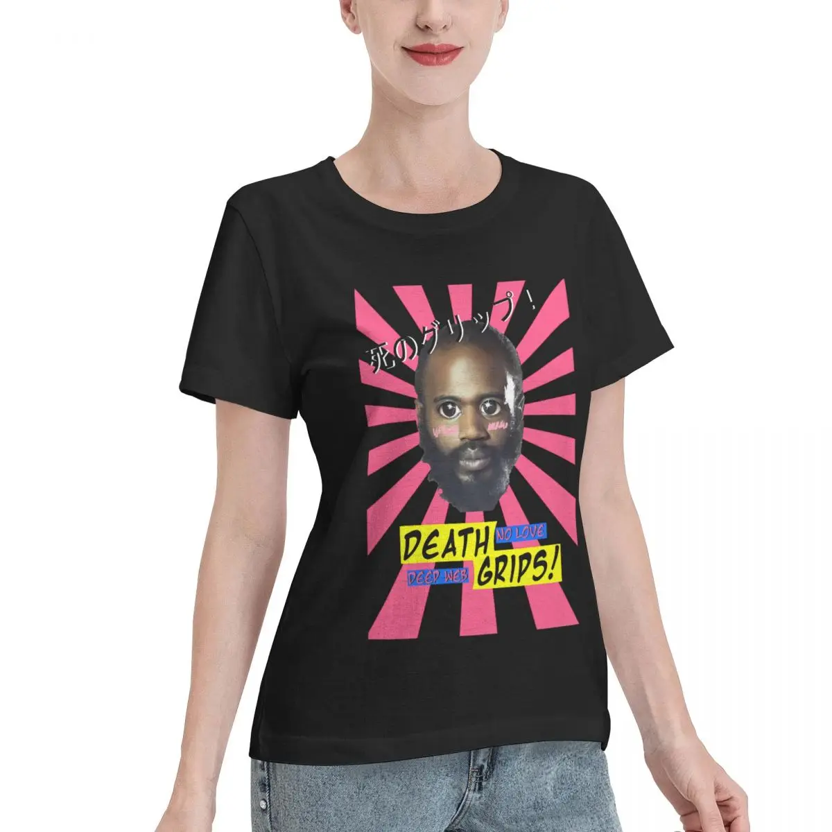 Popular Pick Death Grips - No Love Desu Web Women's T-shirt Comfy Wear Female Casual Tshirt