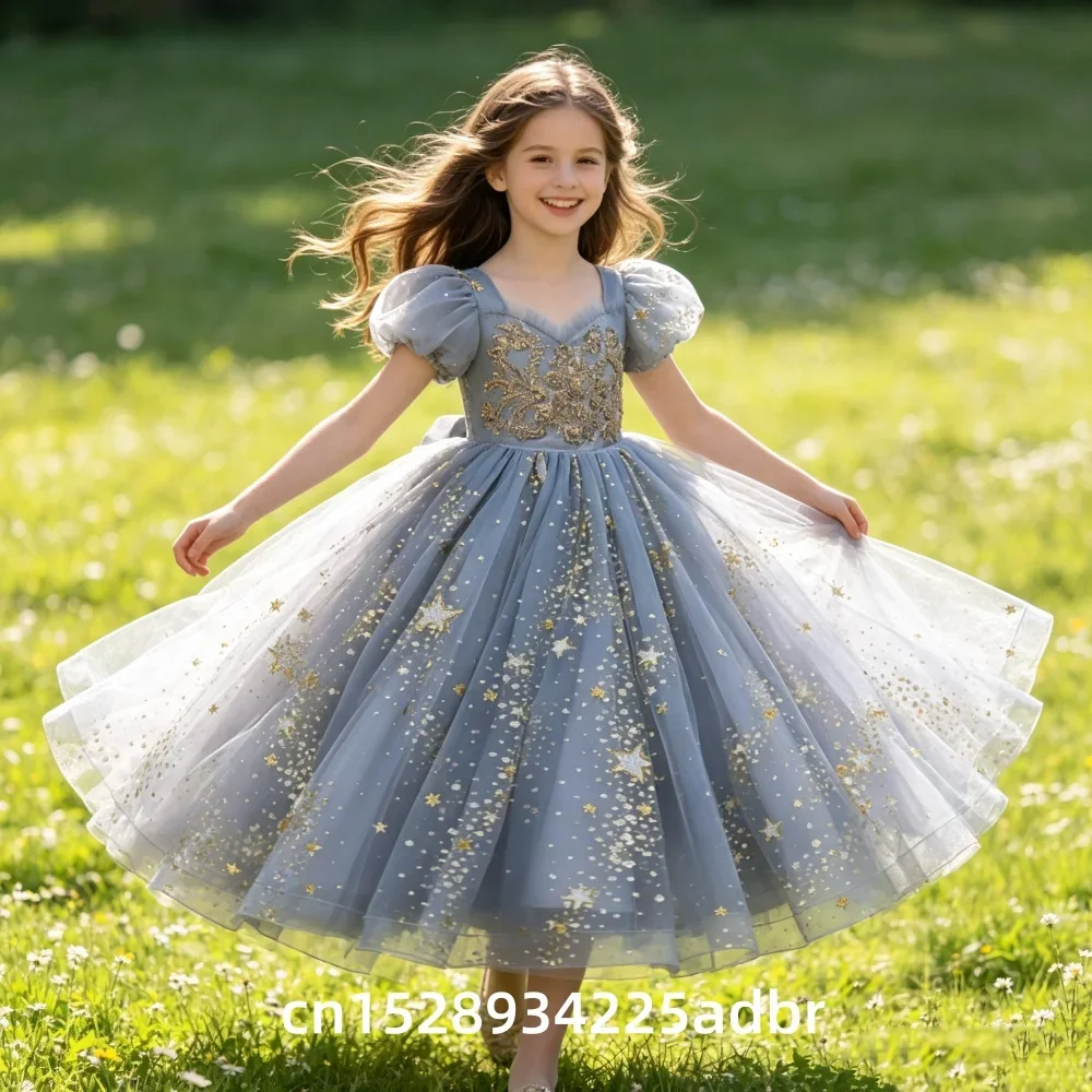 new-ballet-dance-girls'-flower-wedding-dress-long-sleeveless-summer-princess-rainbow-host-gift-performance-program