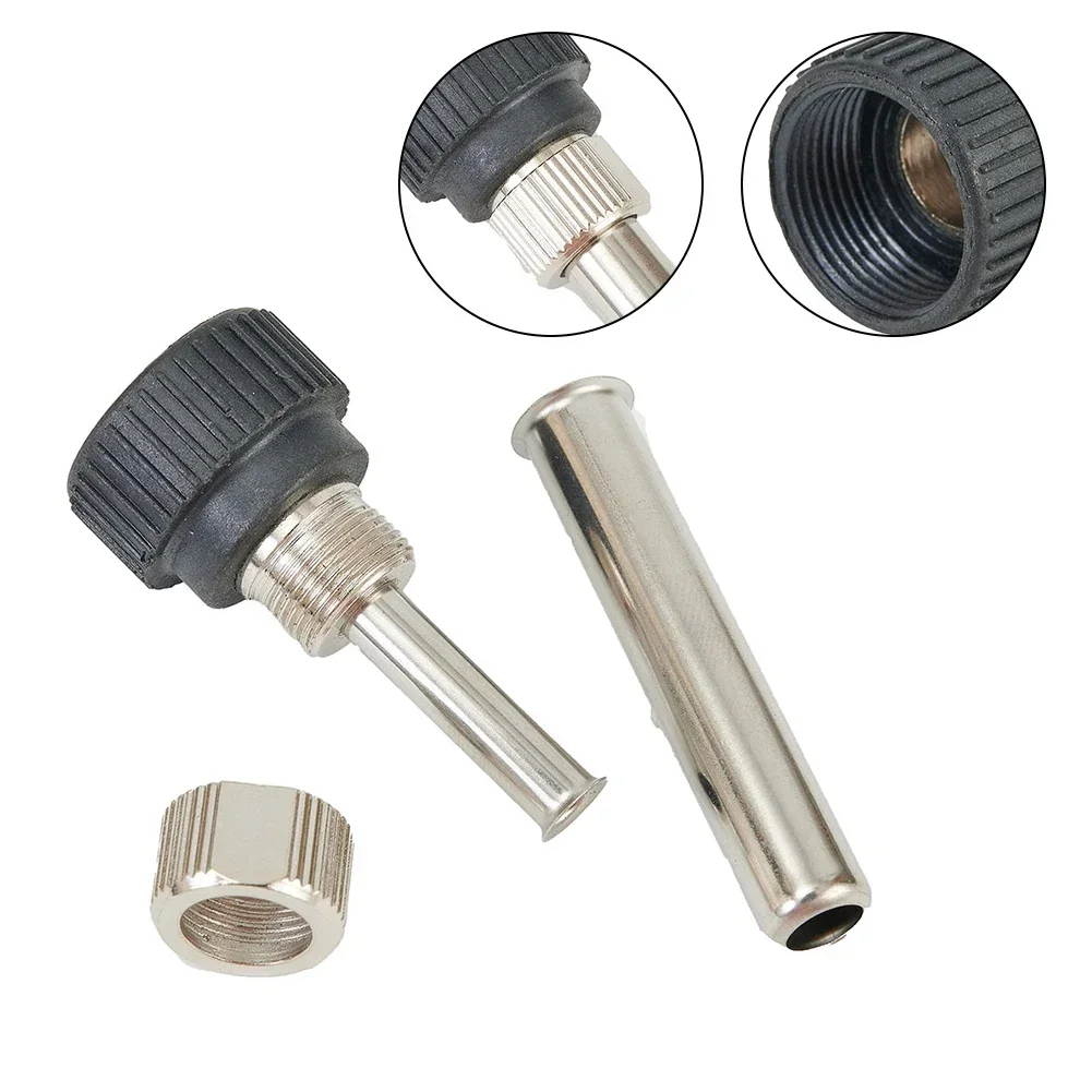 1set Soldering Station Iron Handle Accessories Socket Nut Electric Wood Head For 936 Iron Head Cannula Iron Tip