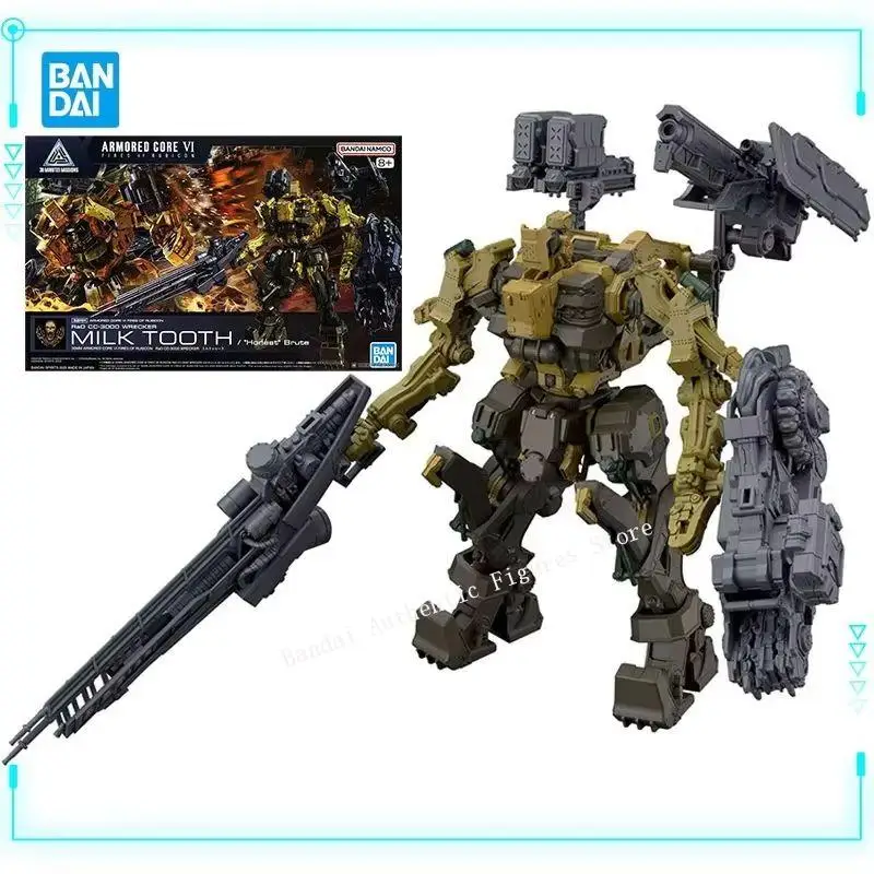 Bandai Original Genuine Armored Core Vi Fires of Rubicon Rad CC-3000 Wrecker Milk Tooth Honest Brute 30MM Model Figures Toy Gift