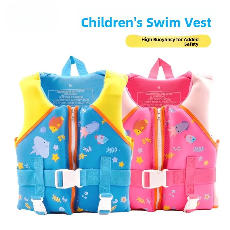 yonsub-professional-children's-life-jacket-printed-vest-unisex-sleeveless-swimming-vest-style-flotation-coat-for-kids