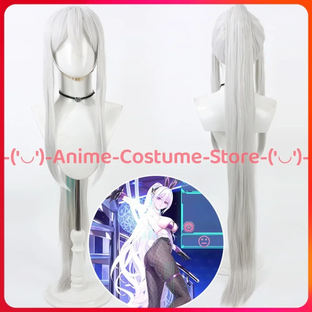 

Парик для косплея Azur Lane Chkalov Kearsarge с хвостом, для образа игрового персонажа, для Хэллоуина, карнавала, вечеринки, термостойкий, из синтетических волос