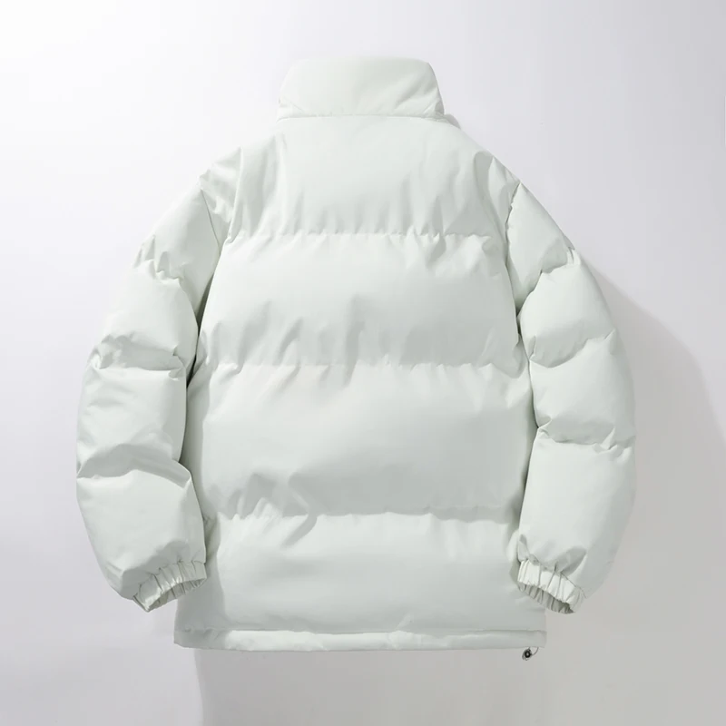 Herenparka's Dikke winterjassen Warme gewatteerde jas Losse mode Casual katoenen gewatteerde pufferjas Unisex uitloper