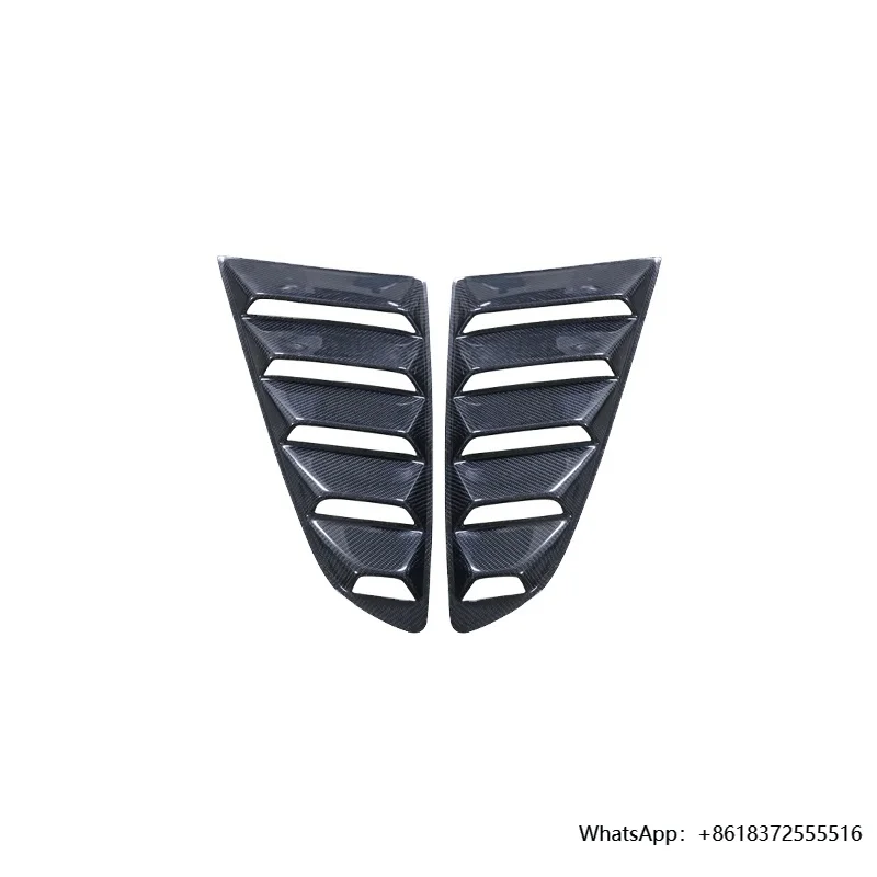 

daModified Car Parts Abs Carbon Fiber Side Louver Window Panel Louvers for Mustang 2015-2020