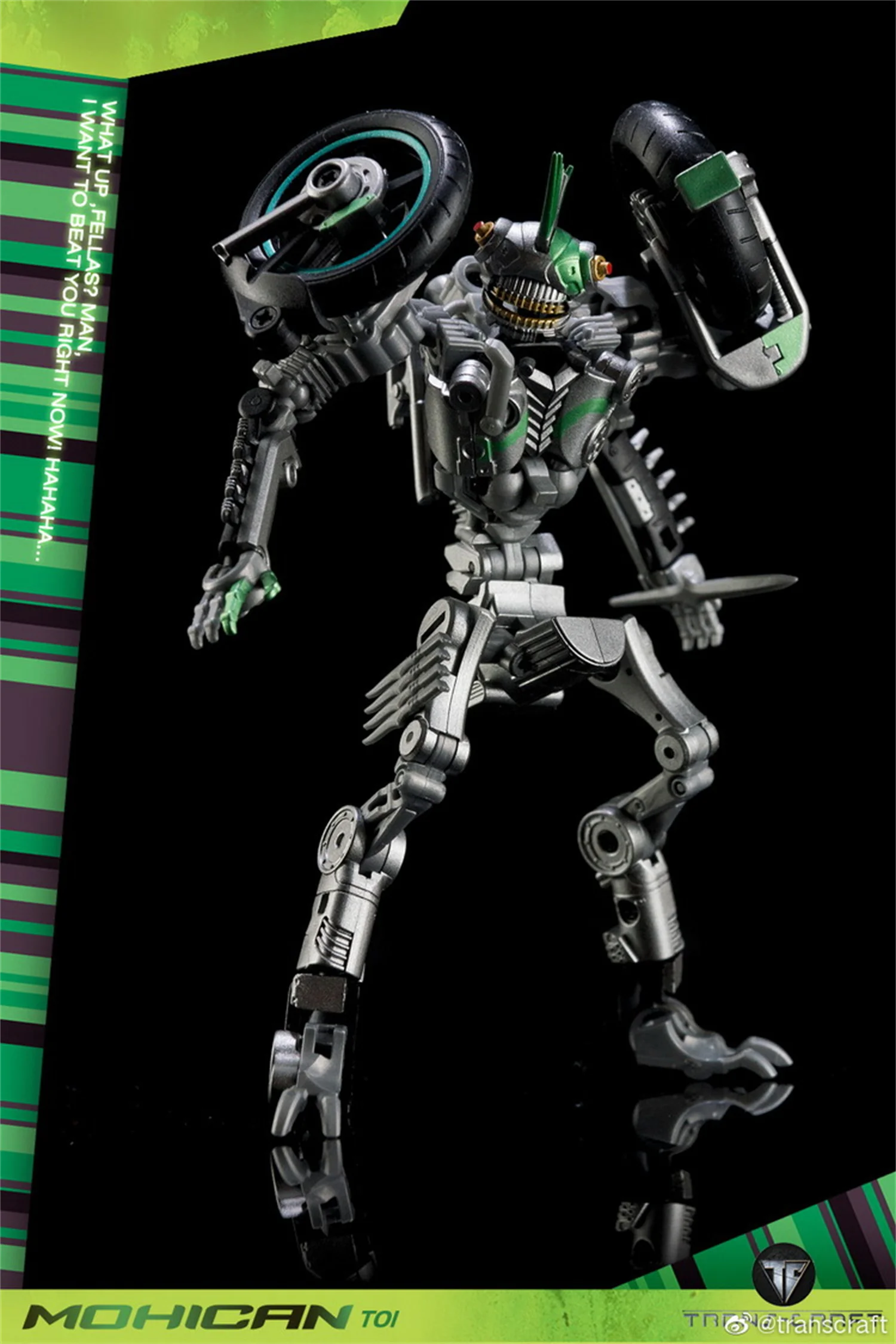 

in stock TRANSCRAFT Transformation TC01 TC-01 Mohawk Mohican Junkion MPM Action Figure Robot Toys