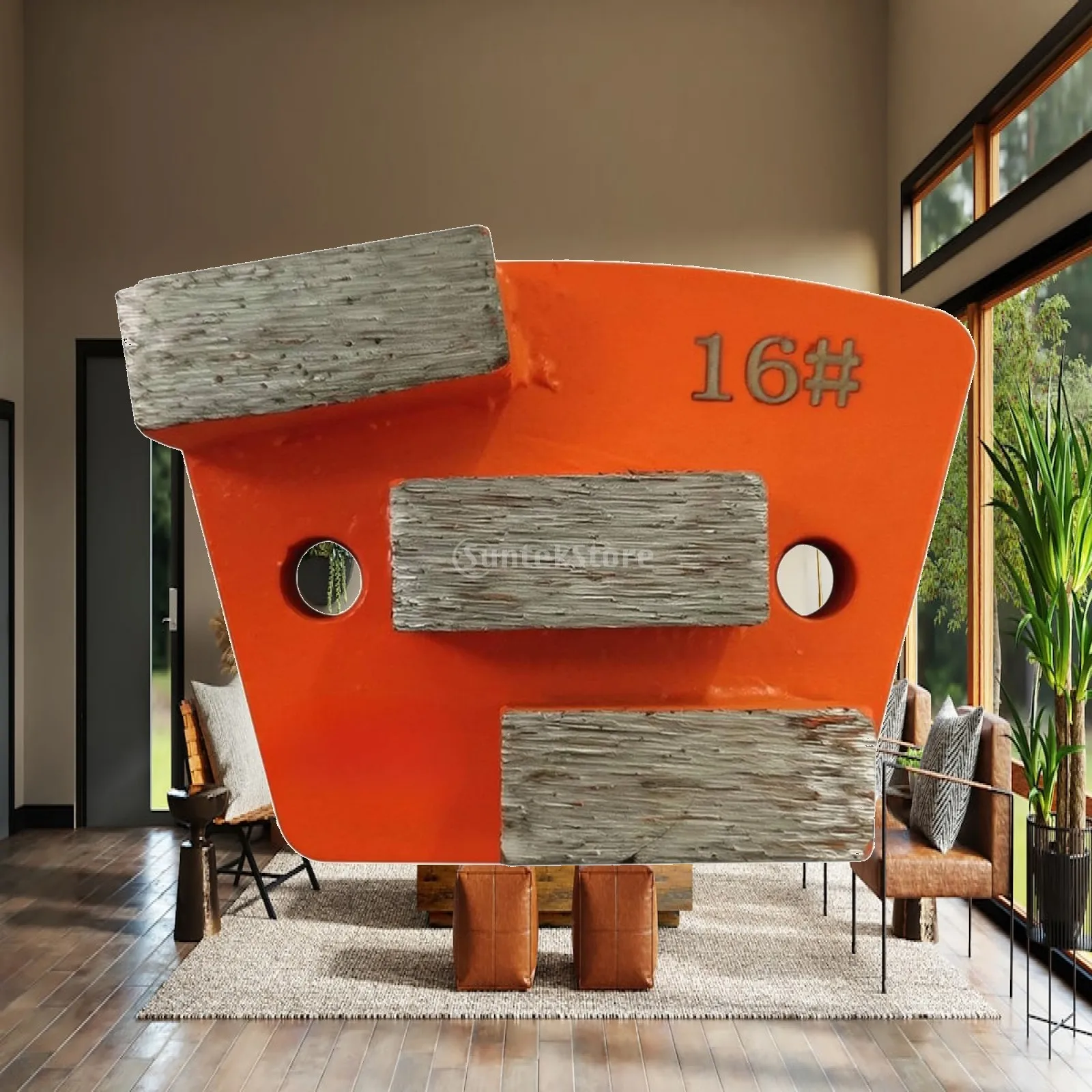 Fan-Shaped Diamond Grinding Block Long Service Life Concrete Floor Diamond Grinding Block Premium Quality Multipurpose