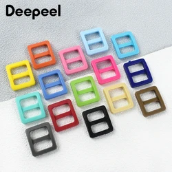 20/50 pz Deepeel 10mm plastica colorata Tri-Glide Slider fibbia borsa laterale chiusura regolabile fettuccia borse cinturino gancio accessori fai da te