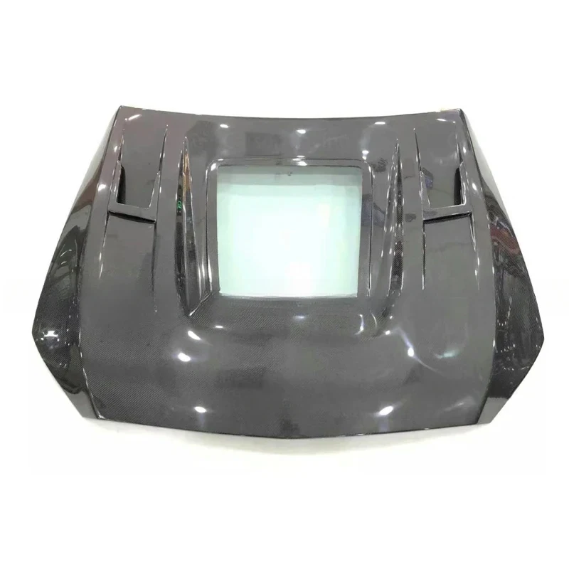 Factory Hot Sale High Quality Transparent Real Carbon Fiber Hood C-Class C