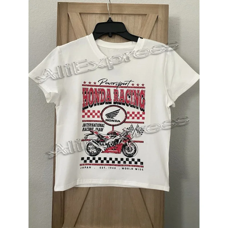 

Honda Short Sleeve Motorcycle T Shirt for Racing Enthusiasts 2025 Summer Quick Dry Breathable Jersey Comfortable Short Sleeve