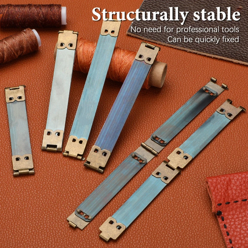 إطارات مرنة داخلية معدنية موثوقة؛ مجموعة 10 قطع للحقائب التي تصنعها بنفسك؛ مشبك محفظة مفيد 8-12 سم؛ مشابك محفظة فورية #3