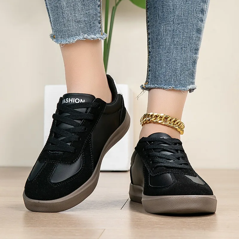 MAEDEF Women's Deutsch Trainer Shoes Woman Casual Sports Sneakers Women Vulcanize Shoes Walking Skateboard Shoe Woman Sneakers