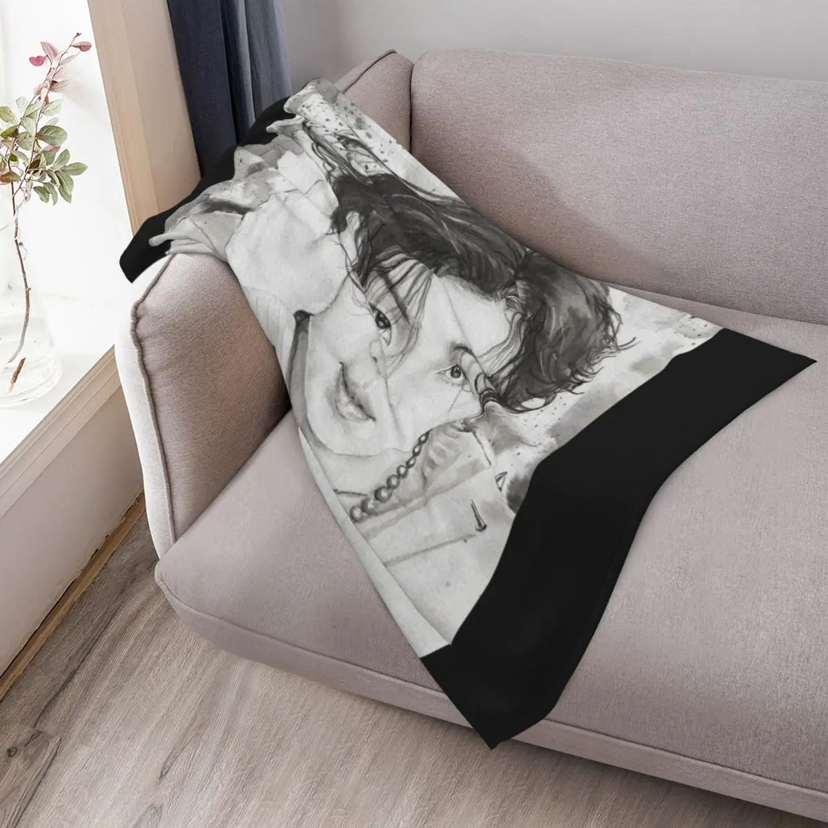 تصبح - ؟ مجموعة رمي بطانية للطفل للأريكة الدافئة لفصل الشتاء بطانيات الأرائك الموضة