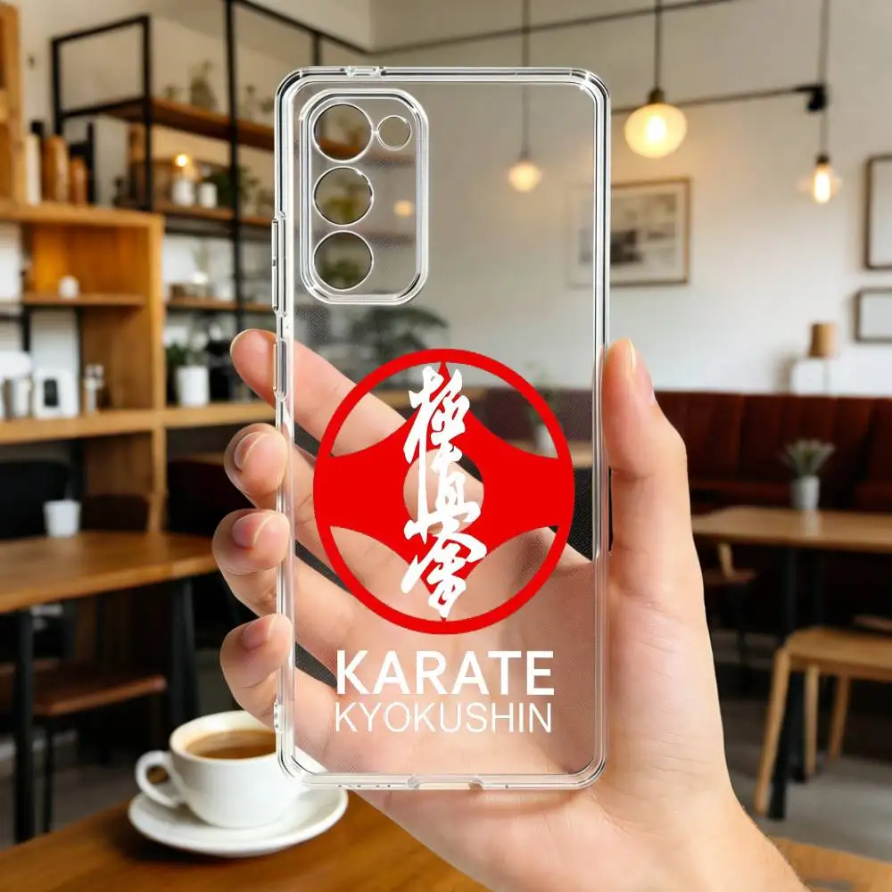 

k-Kyokushin k-Karate Symbol Phone Case For Samsung Galaxy A,71,70,52,51,40,31,50,50S,30S,21S,12,10,Note20ultra Transparent Cover