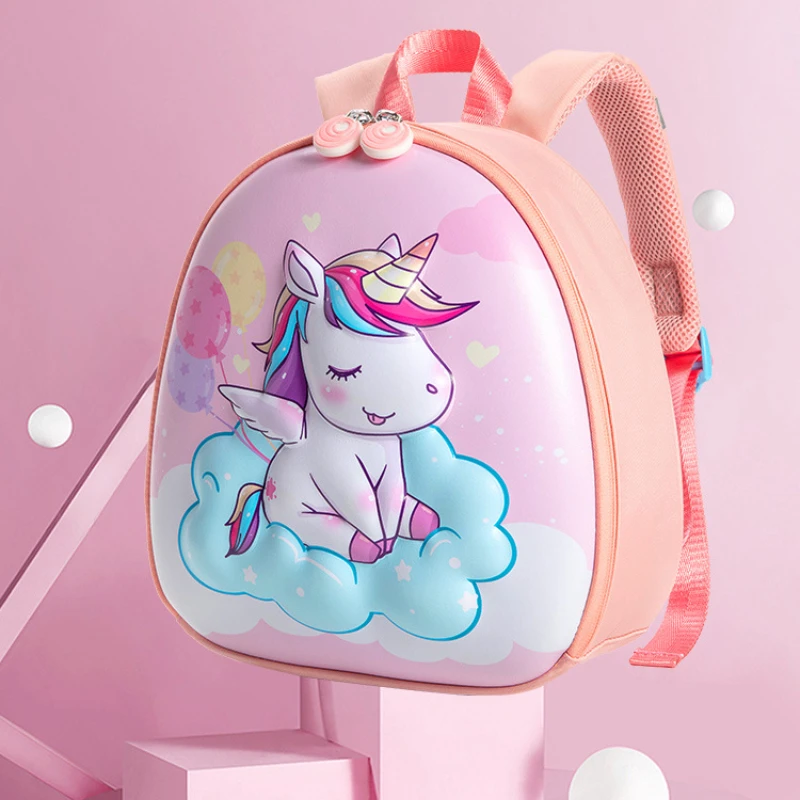 2022 New School Bags In Kindergarten 3-6 Years Old Anti Lost Little Dinosaur Unicorn Baby Children Schoolbag Large Capacity