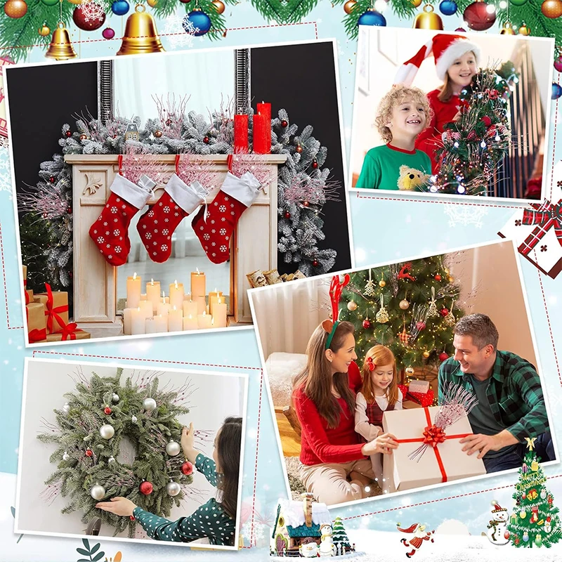5Pcs 42cm Artificial Glitter B - Home Improvement News 评论和价格