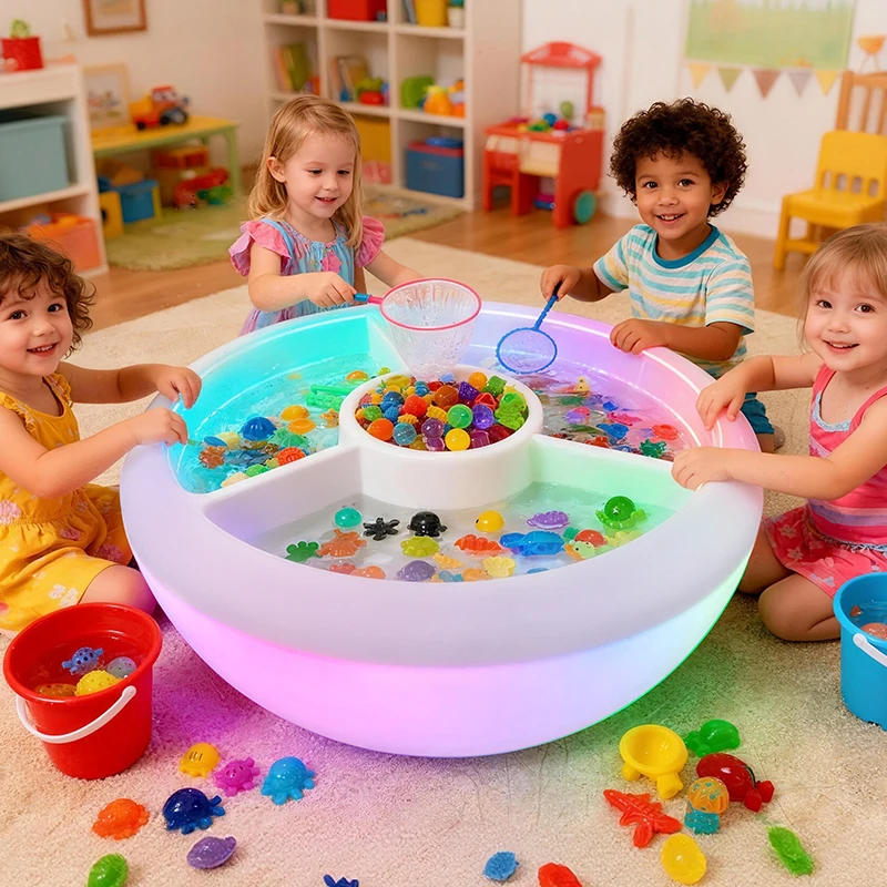 Education Early Childhood Activities Plastic Table Children Children's Sensory Furniture Game Table Sensory Official Warehouse