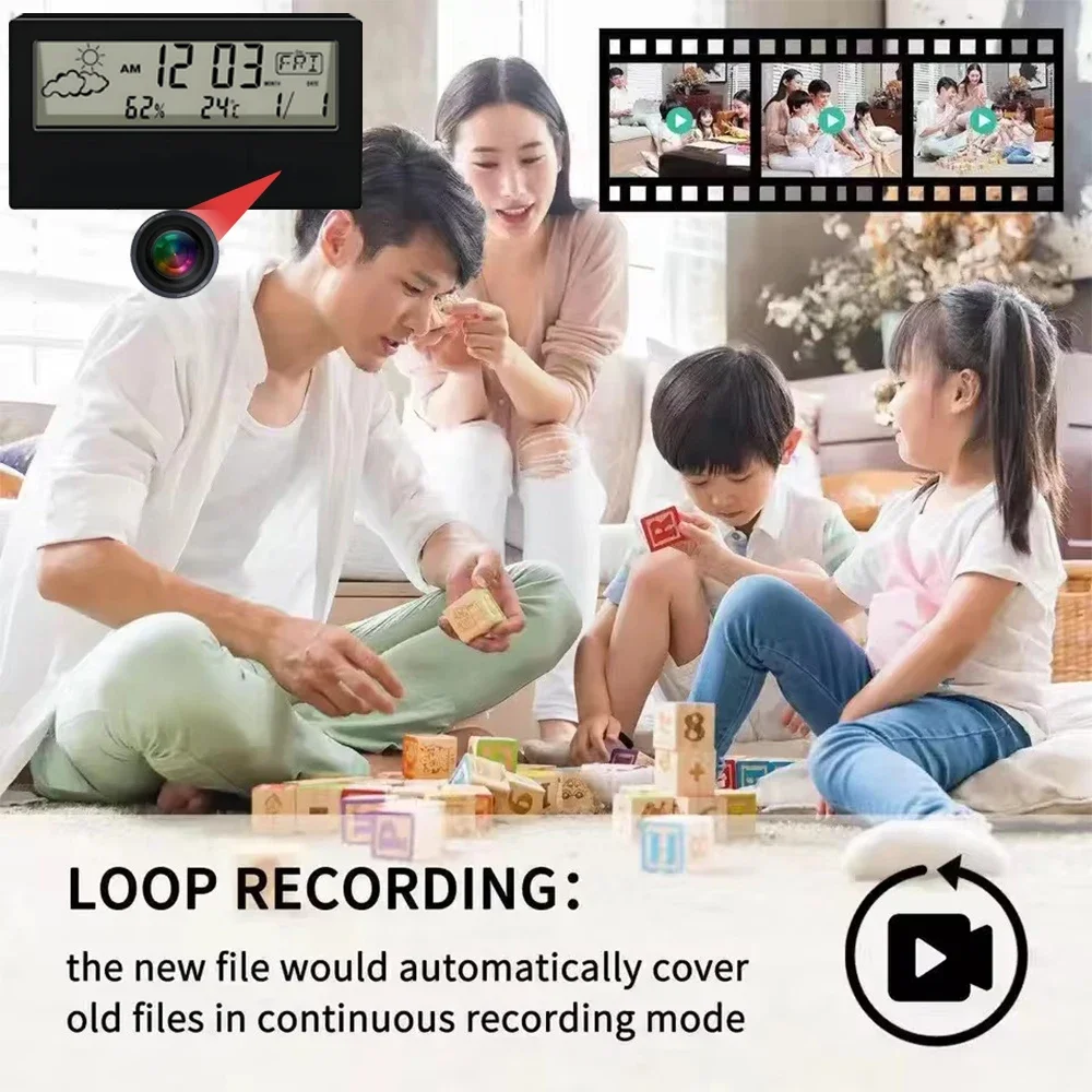 HD 4K New Mini WiFi Camera, Supporting Remote Viewing, Motion Detection, Loop Storage, Nanny Style Wireless WiFi Camera view 3