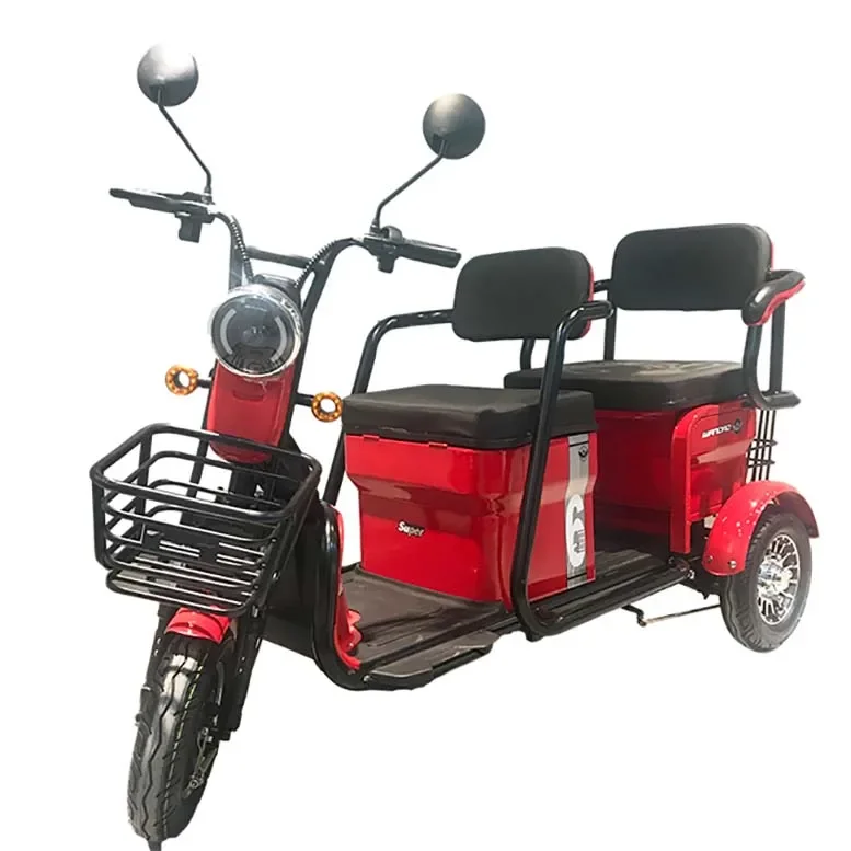 Customized color folding electric tricycle scooter for adults electric tricycle mobility scooter electric tricycle for disabled