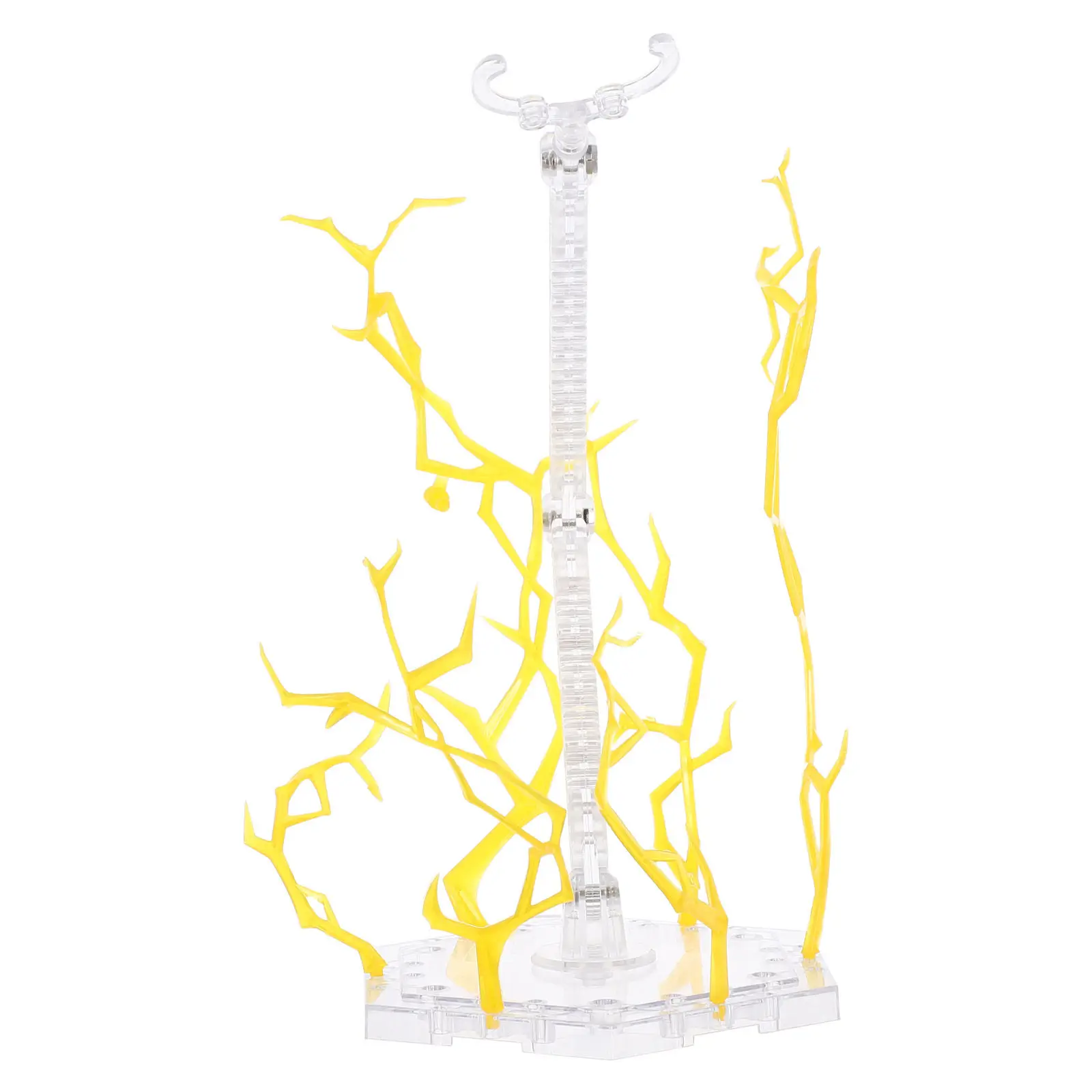 

Action Figure Display Stand Transparent Stable Support Adjustable Angles Base for Dynamic Posing Collectors Display