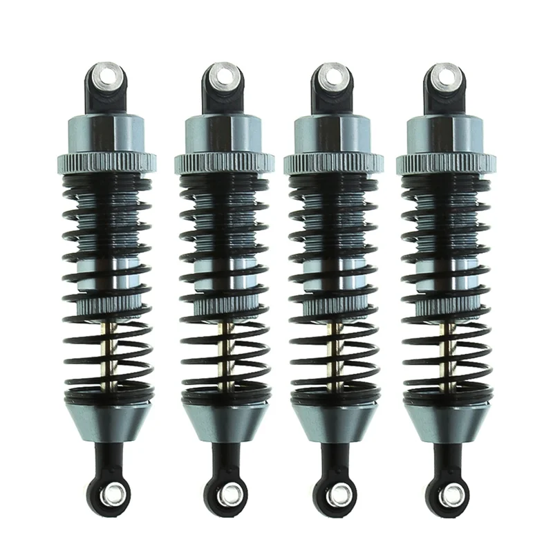 Ammortizzatore per ammortizzatori in metallo da 4 pezzi 85mm per Redcat Gen8 Gen 8 Scout II 1/10 parti di aggiornamento per auto cingolate RC, titanio