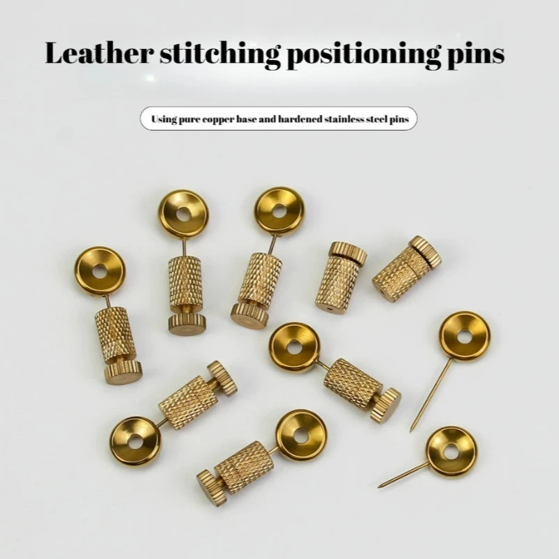 Leather Sewing Positioning Pin Handmade Leather Goods Large Piece Sewing Joining Fixing Pin Anti Slip Fixture Prevent Movement
