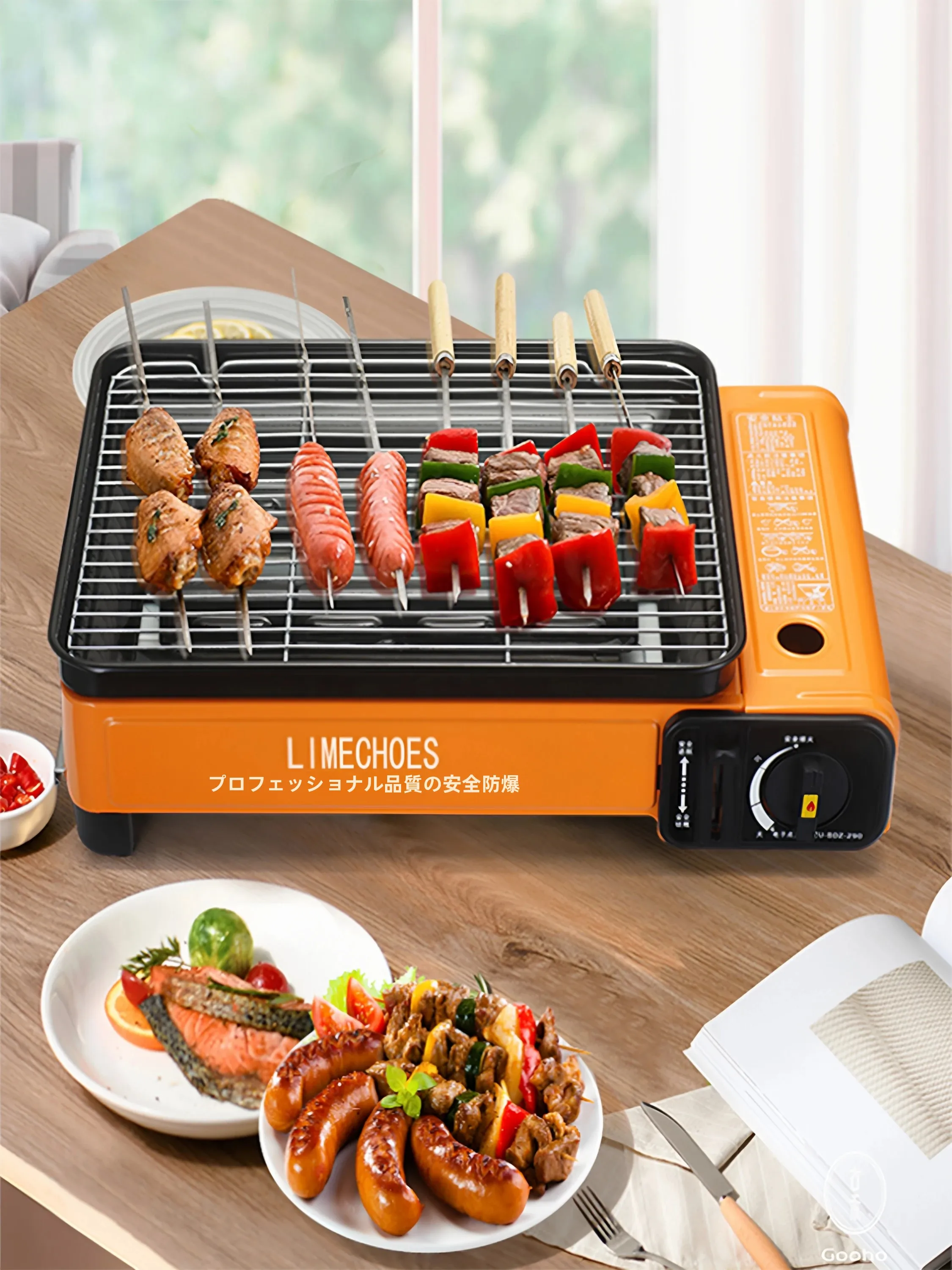 portable-outdoor-camping-gas-stove-windproof-bbq-grill-cassette-type-stove-complete-cooking-utensils-for-nine-people
